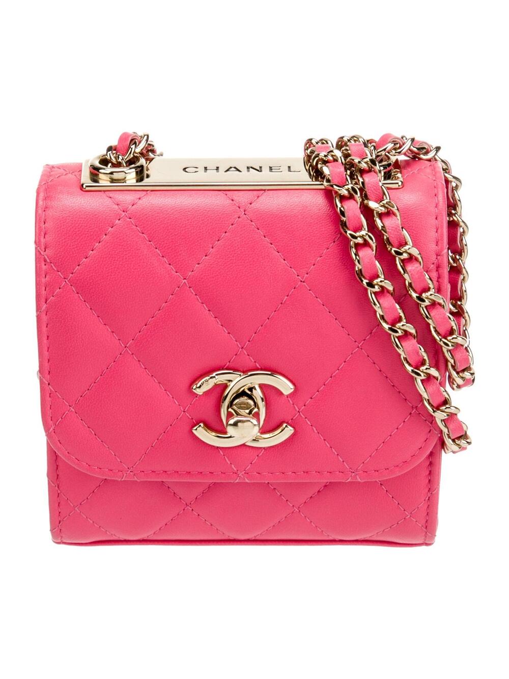 Chanel Micro Trendy Cc Clutch W/ Chain #341212C17B